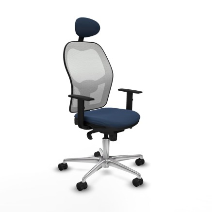 Office Chair Piqueras y Crespo 1D086N1 Navy Blue