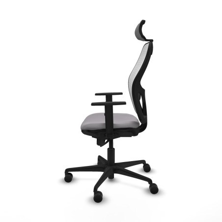Office Chair with Headrest Jorquera Piqueras y Crespo 1D036N2 Grey