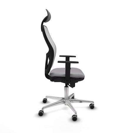 Office Chair with Headrest Jorquera Piqueras y Crespo 1D086G1 Grey