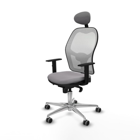 Office Chair with Headrest Jorquera Piqueras y Crespo 1D086G1 Grey