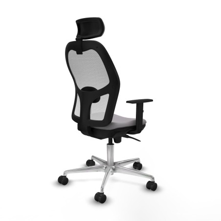 Sedia Ufficio con Poggiatesta Jorquera Piqueras y Crespo 1D086N2 Grigi