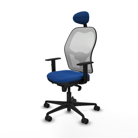 Office Chair with Headrest Jorquera Piqueras y Crespo 1D036N1 Blue