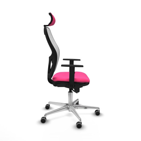 Office Chair with Headrest Jorquera Piqueras y Crespo 1D086G2 Pink