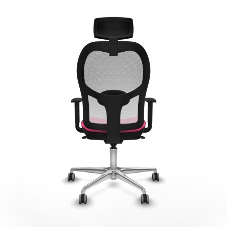 Office Chair with Headrest Jorquera Piqueras y Crespo 1D086G2 Pink