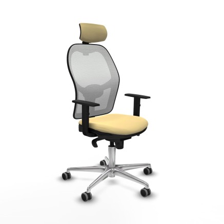 Sedia da Ufficio Piqueras y Crespo 1D086G2 Crema
