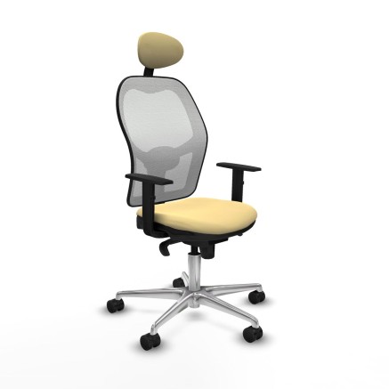 Sedia da Ufficio Piqueras y Crespo 1D086N1 Crema