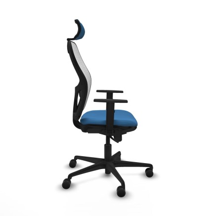 Chaise de Bureau Piqueras y Crespo 1D036N2 Bleu clair 2