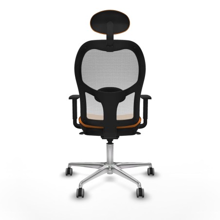 Office Chair with Headrest Jorquera Piqueras y Crespo 1D086G1 Orange