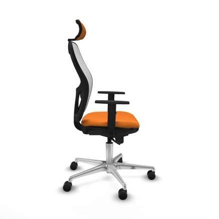 Office Chair with Headrest Jorquera Piqueras y Crespo 1D086N2 Orange 2