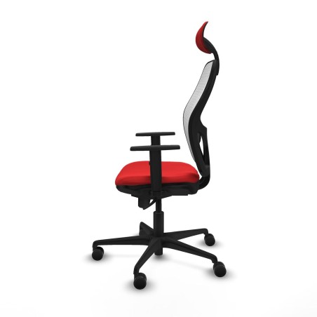 Sedia Ufficio con Poggiatesta Jorquera Piqueras y Crespo 1D036N1 Rosso