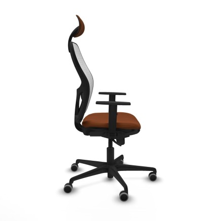 Sedia Ufficio con Poggiatesta Jorquera Piqueras y Crespo 1D036G1 Bianc 2