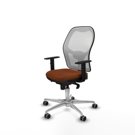 Sedia da Ufficio Piqueras y Crespo 1D086G0 Bianco Marrone