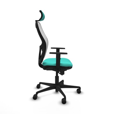 Office Chair with Headrest Jorquera Piqueras y Crespo 1D036N2 Turquois 2