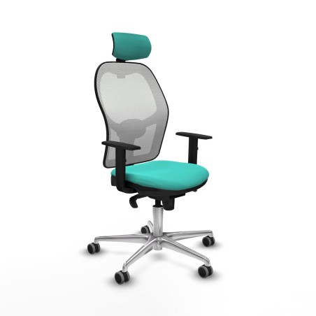 Sedia Ufficio con Poggiatesta Jorquera Piqueras y Crespo 1D086G2 Turch