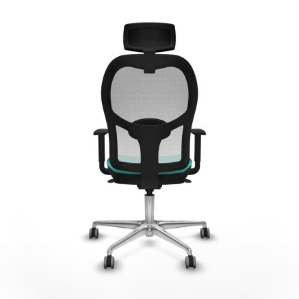 Office Chair with Headrest Jorquera Piqueras y Crespo 1D086G2 Turquois 2