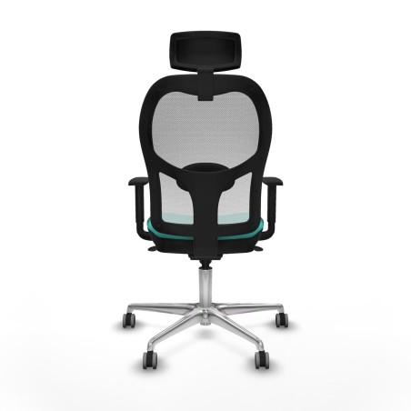 Sedia Ufficio con Poggiatesta Jorquera Piqueras y Crespo 1D086G2 Turch