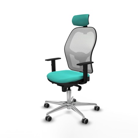 Sedia Ufficio con Poggiatesta Jorquera Piqueras y Crespo 1D086G2 Turch
