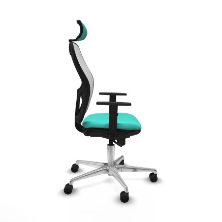 Sedia Ufficio con Poggiatesta Jorquera Piqueras y Crespo 1D086N2 Turch 2