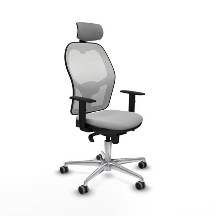 Chaise de Bureau Piqueras y Crespo 1D086G2 Gris clair