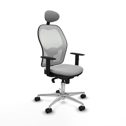 Chaise de Bureau Piqueras y Crespo 1D086N1 Gris clair