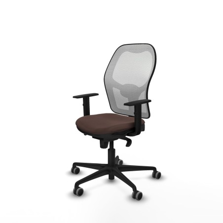 Chaise de Bureau Piqueras y Crespo 1D036G0 Blanc Brun foncé
