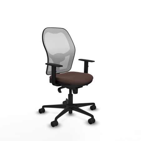 Chaise de Bureau Piqueras y Crespo 1D036N0 Blanc Brun foncé