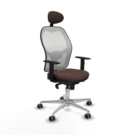 Bürostuhl Piqueras y Crespo 1D086G1 Weiß Dunkelbraun