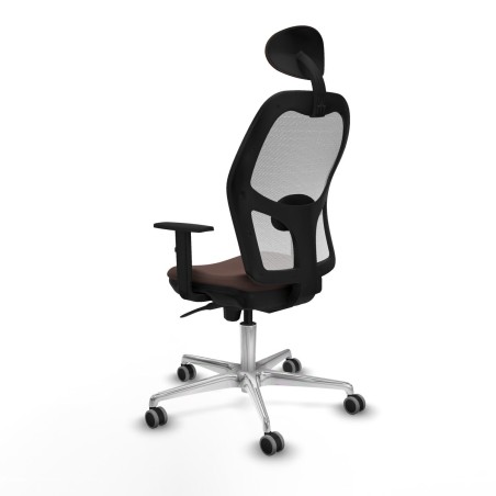 Bürostuhl Piqueras y Crespo 1D086G1 Weiß Dunkelbraun