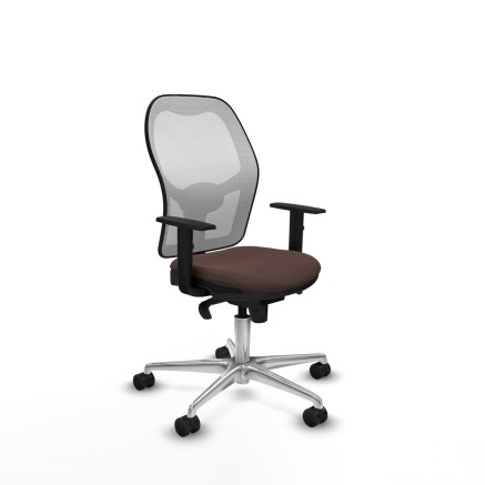 Bürostuhl Piqueras y Crespo 1D086N0 Weiß Dunkelbraun