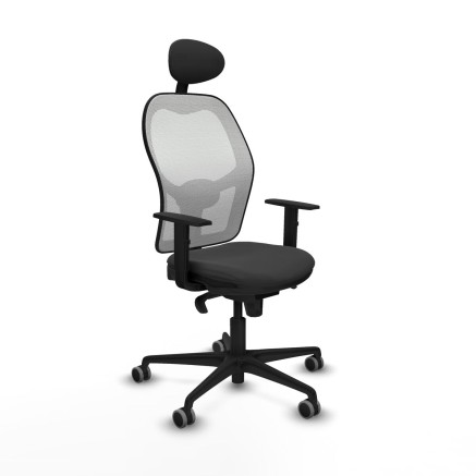 Office Chair with Headrest Jorquera Piqueras y Crespo 1D036G1 Dark gre
