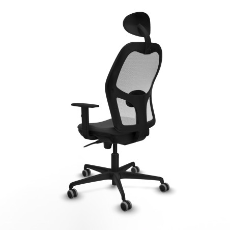 Sedia Ufficio con Poggiatesta Jorquera Piqueras y Crespo 1D036G1 Grigi