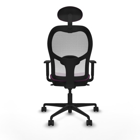 Office Chair with Headrest Jorquera Piqueras y Crespo 1D036N1 Purple