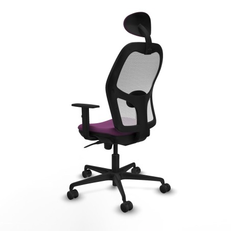 Office Chair with Headrest Jorquera Piqueras y Crespo 1D036N1 Purple