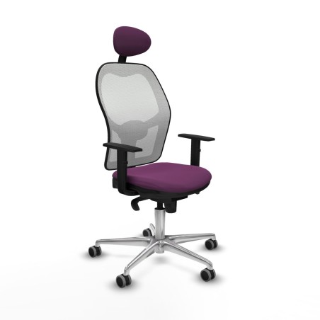 Sedia Ufficio con Poggiatesta Jorquera Piqueras y Crespo 1D086G1 Viola