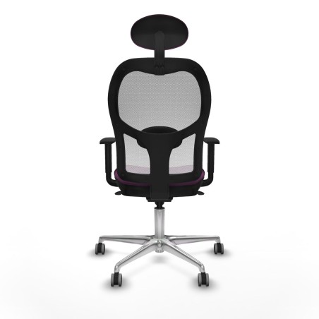 Sedia Ufficio con Poggiatesta Jorquera Piqueras y Crespo 1D086G1 Viola