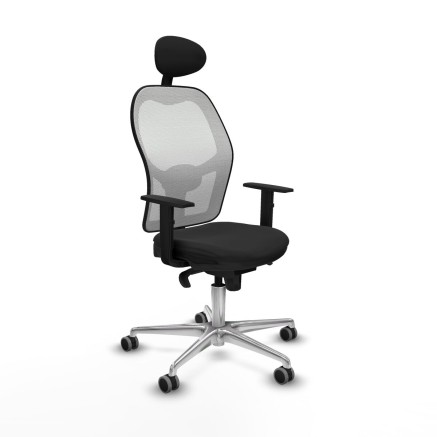Chaise de Bureau Piqueras y Crespo 1D086G1 Noir