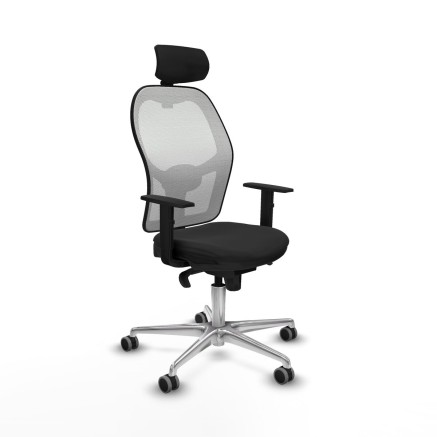 Sedia da Ufficio Piqueras y Crespo 1D086G2 Nero