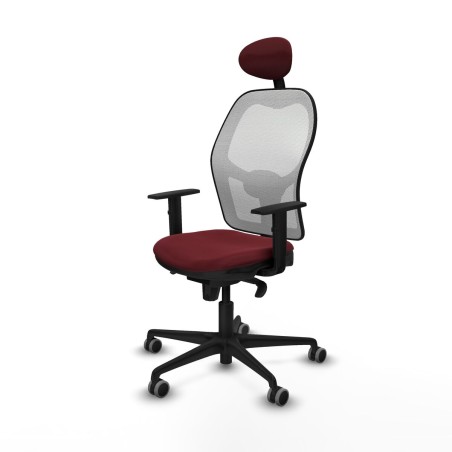 Chaise de Bureau Piqueras y Crespo 1D036G1 Bordeaux