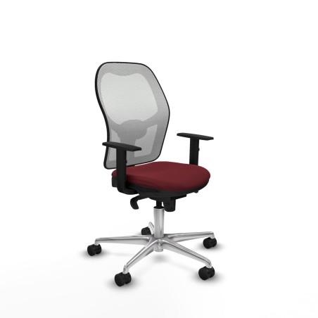 Sedia da Ufficio Piqueras y Crespo 1D086N0 Rosso Granato