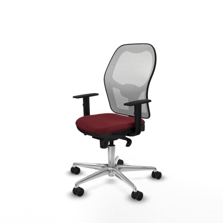 Sedia da Ufficio Piqueras y Crespo 1D086N0 Rosso Granato