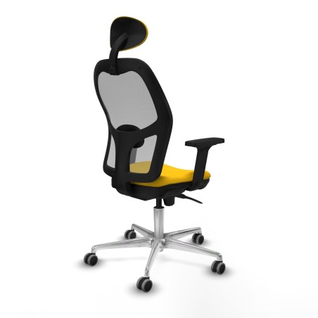Chaise de Bureau avec Appui-tête Piqueras y Crespo 2D086G1 Jaune