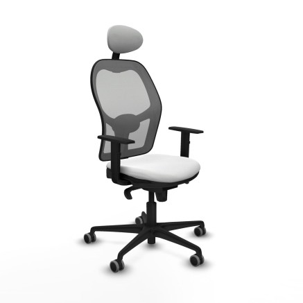 Office Chair with Headrest Jorquera Piqueras y Crespo 1D036G1 White