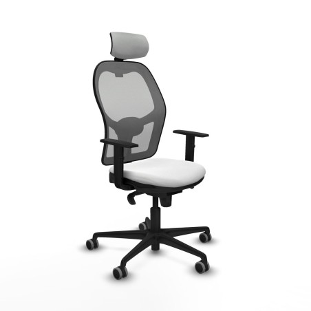 Sedia Ufficio con Poggiatesta Piqueras y Crespo 1D036G2 Bianco