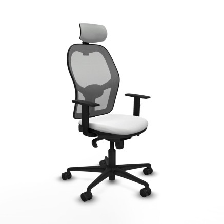 Office Chair with Headrest Piqueras y Crespo 1D036N2 White