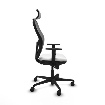 Office Chair with Headrest Piqueras y Crespo 1D036N2 White 2