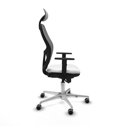 Office Chair with Headrest Jorquera Piqueras y Crespo 1D086G1 White 2