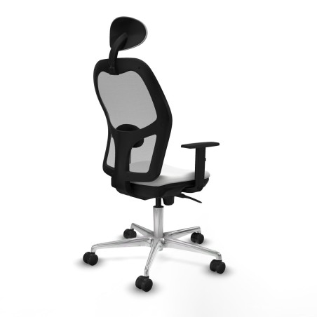 Sedia Ufficio con Poggiatesta Jorquera Piqueras y Crespo 1D086N1 Bianc