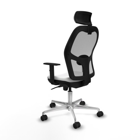Office Chair with Headrest Piqueras y Crespo 1D086N2 White