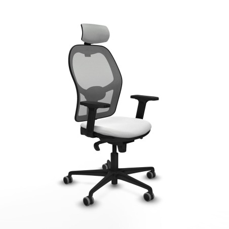 Chaise de Bureau avec Appui-tête Piqueras y Crespo 2D036G2 Blanc