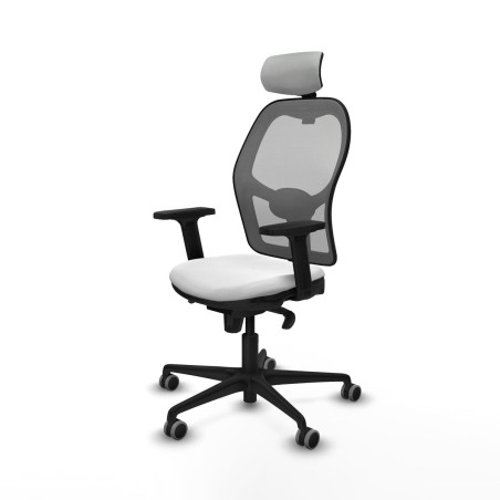 Chaise de Bureau avec Appui-tête Piqueras y Crespo 2D036G2 Blanc
